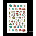 Nagelsticker Xmas 3D geprint